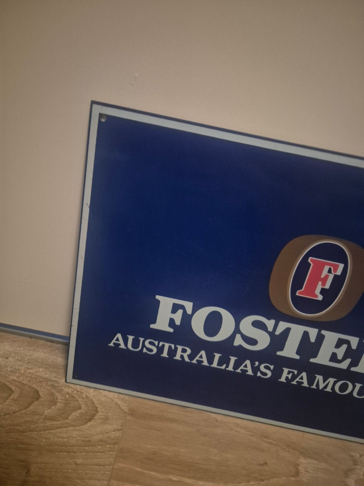 Metalen Reclamebord Foster's Bier, Verzamelen, Ophalen of Verzenden, Gebruikt, Reclamebord