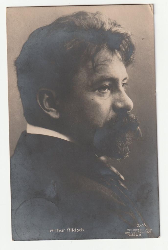 Arthur Nikisch dirigent oude anichtkaart 1914, Gebruikt, Verzenden, Foto of Kaart, X