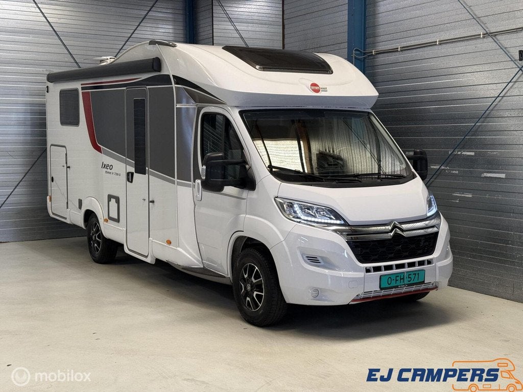Bürstner Ixeo 726G Enkele bedden / Hefbed!, Caravans en Kamperen, Campers, Afzuigkap, Ringverwarming, Airbags, 7 tot 8 meter