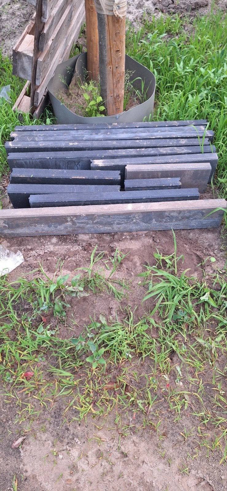 Opsluitbanden 100x15x5 antraciet, Tuin en Terras, Ophalen, Overige typen, Nieuw, Minder dan 5 m²