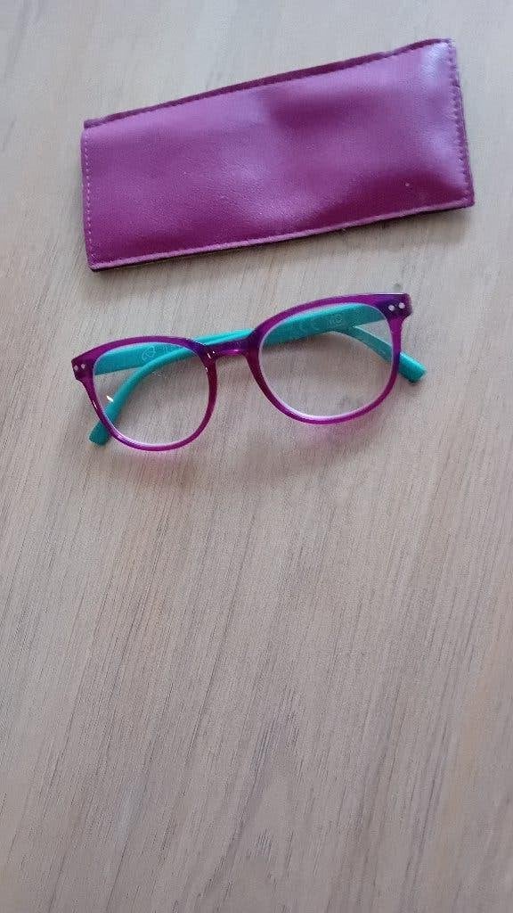 Dames kleur rijke leesbril sterkte 2.5 zgan in etui, Ophalen of Verzenden, Nieuw, Leesbril, Overige merken