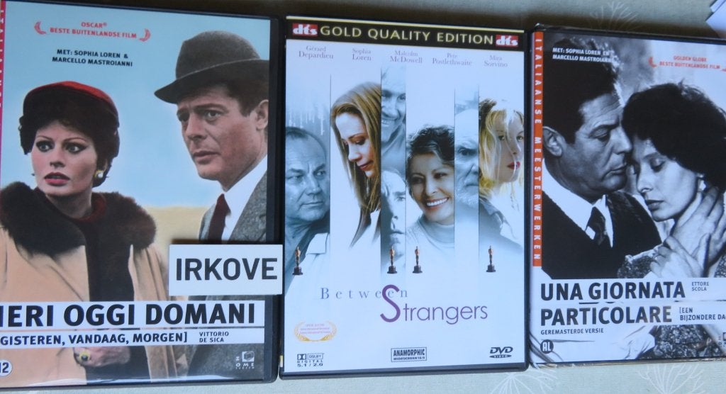 DRIE DVD MET SOPHIA LOREN e.a. * Toppers *, Verzenden, 1980 tot heden, Overige genres, Zo goed als nieuw