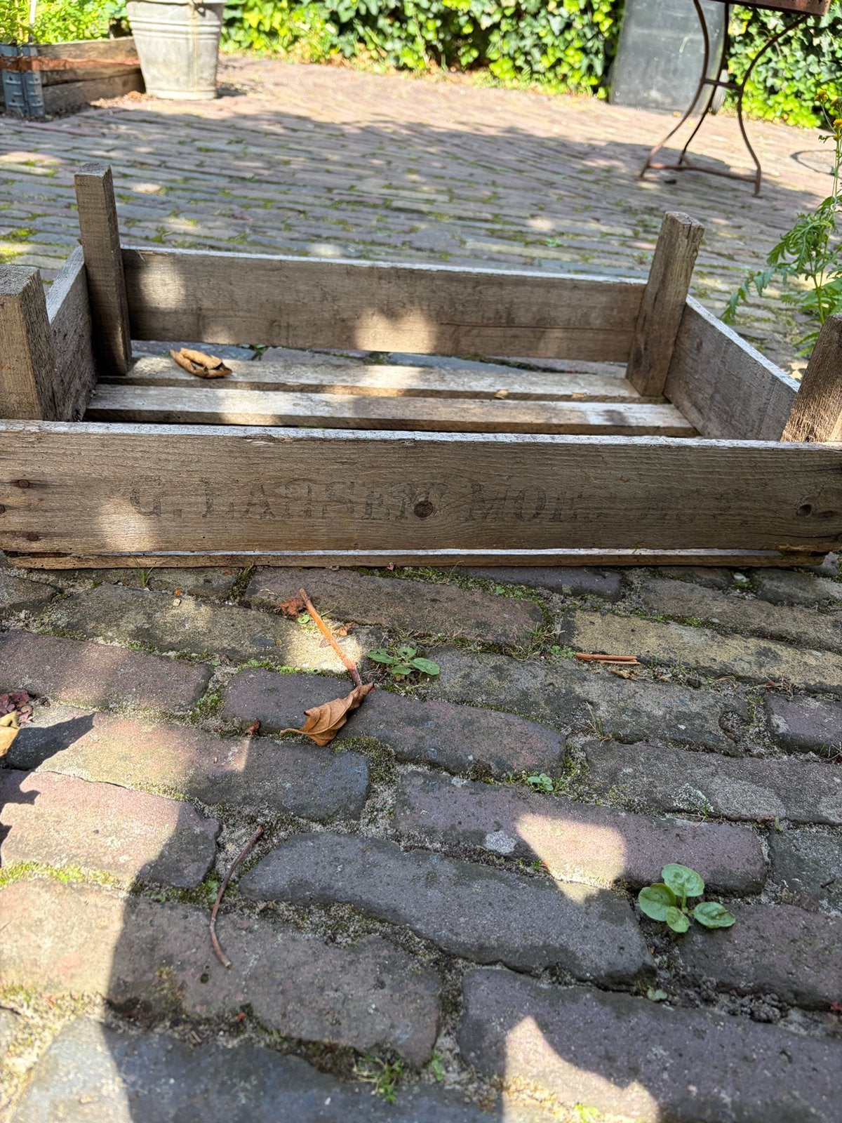 Houten krat, Ophalen, Gebruikt, Hout