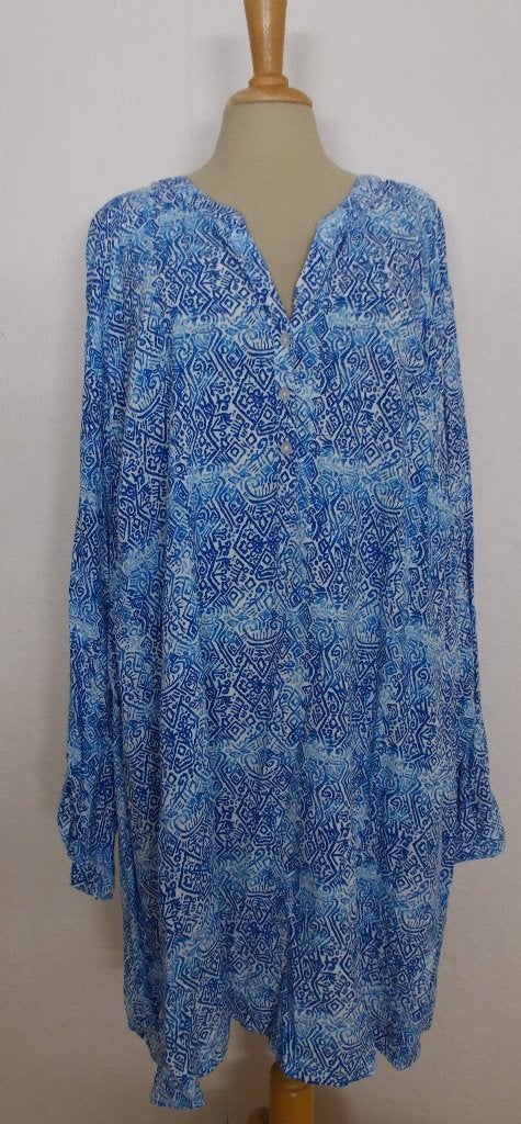 Batik look print tuniek van Angel of Style (India) 58, Kleding | Dames, Verzenden, Zo goed als nieuw, Maat 46/48 (XL) of groter