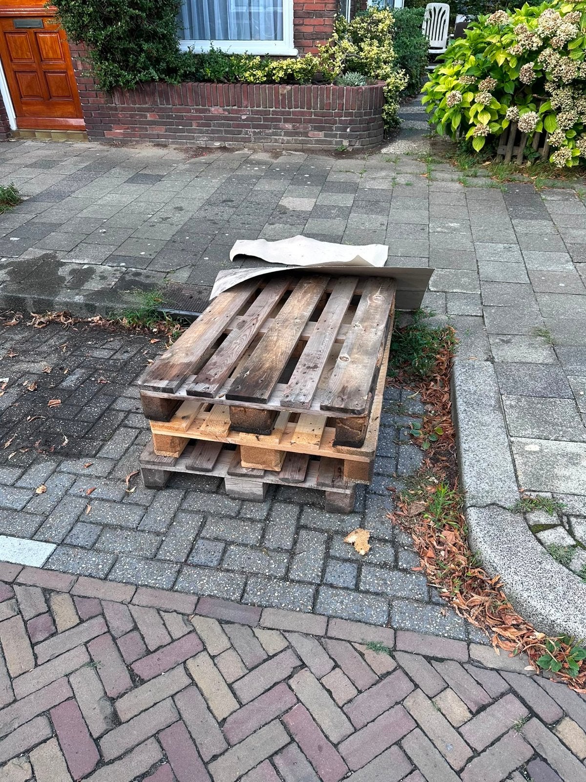 Euro pallets, Ophalen, Overige houtsoorten, Minder dan 200 cm, Pallet