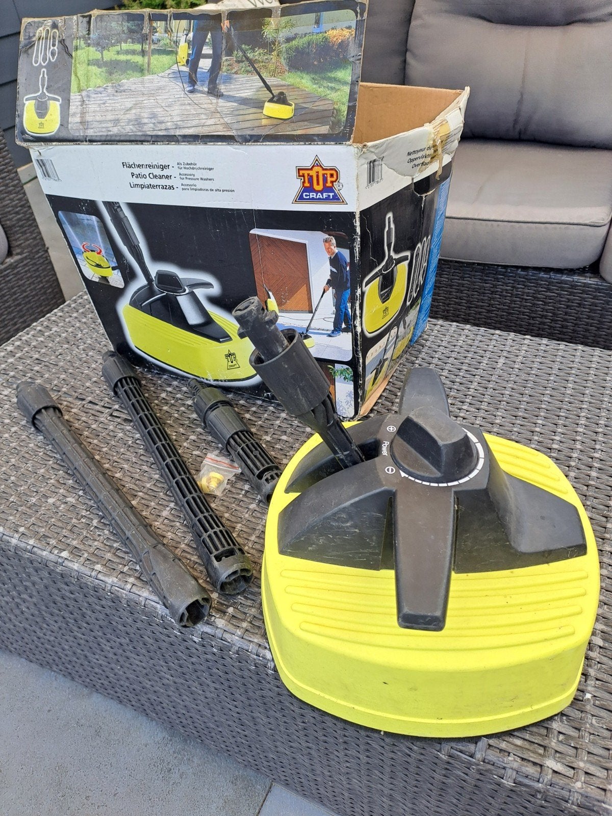 Top Craft Patio Cleaner Terrasreiniger, Ophalen of Verzenden, Gebruikt, Elektrisch, Top Craft