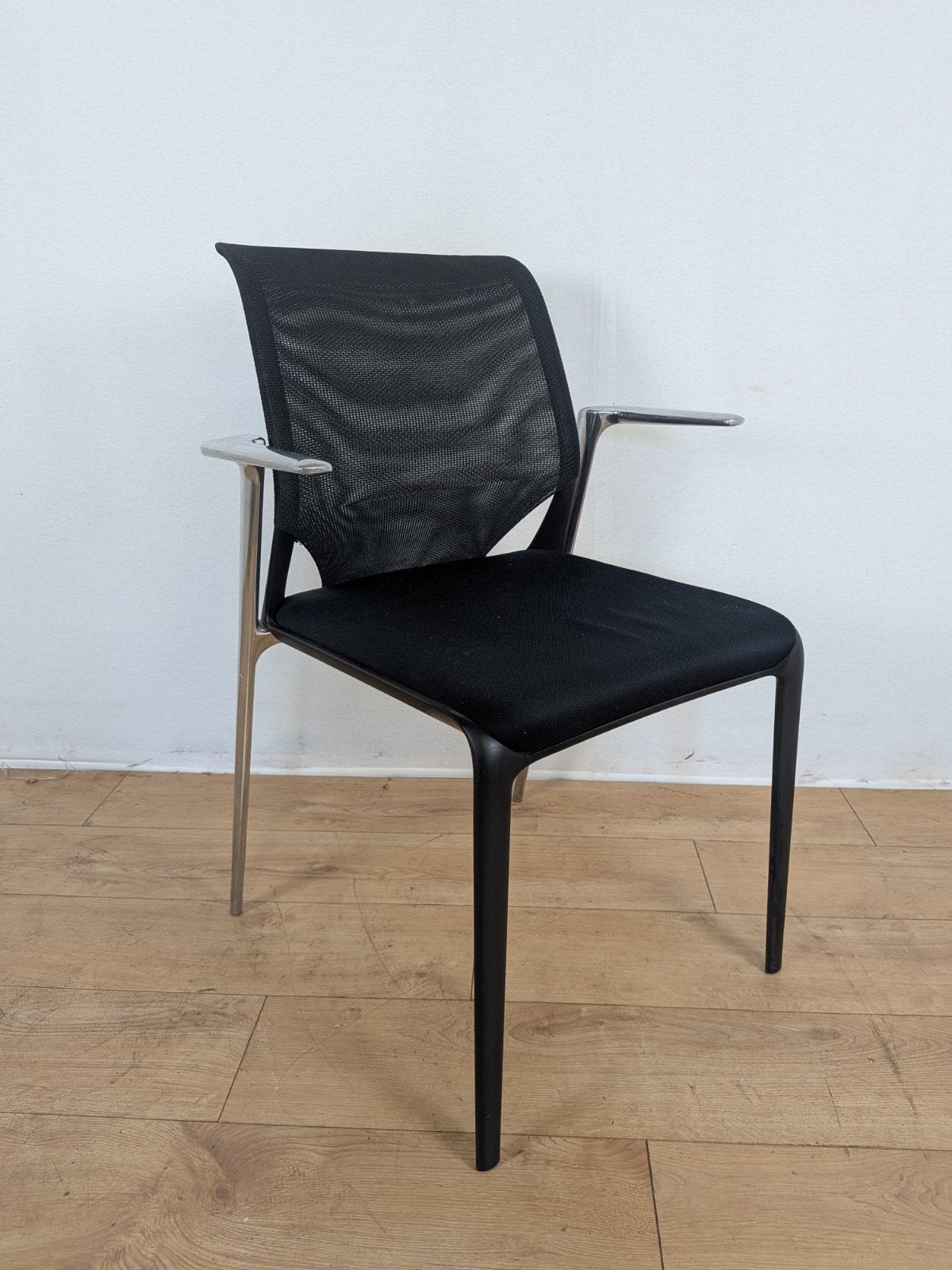 Vitra MedaSlim Stoel | Alberto Meda | Origineel Design, Zwart, Onbekend, Ophalen of Verzenden, Zo goed als nieuw