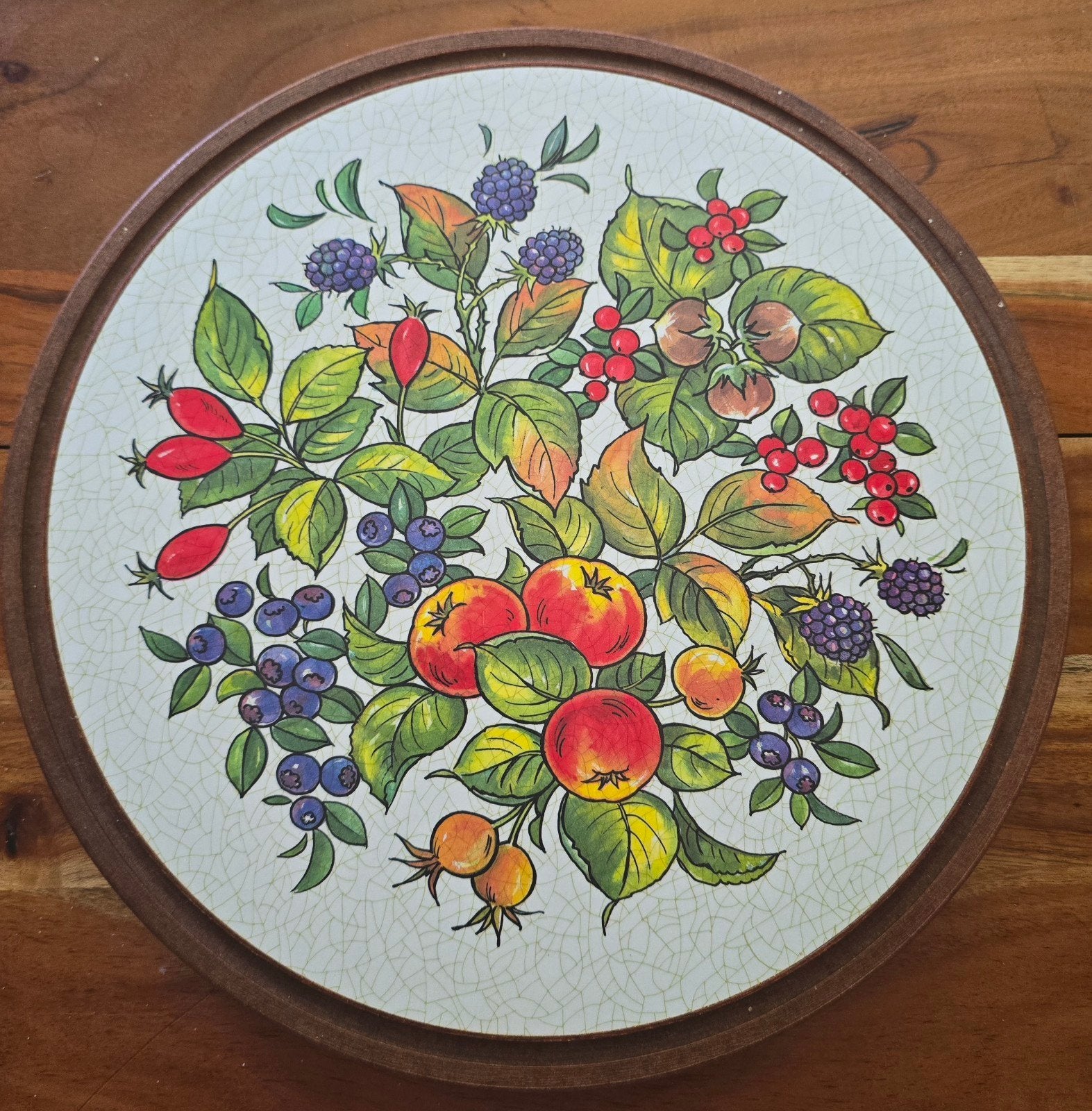 Vintage Emsa taartplateau – jaren 70 – 33 cm, Ophalen of Verzenden