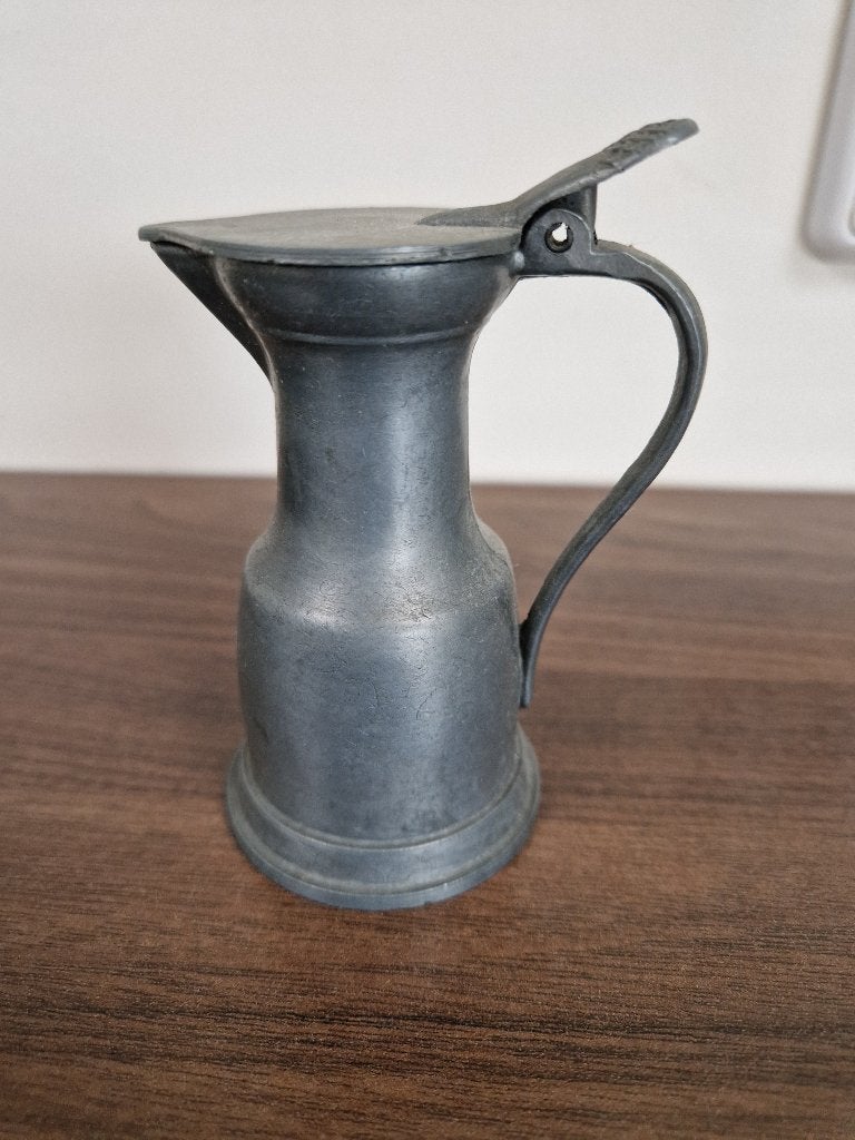 PELTRATO tinnen kannetje, Ophalen of Verzenden