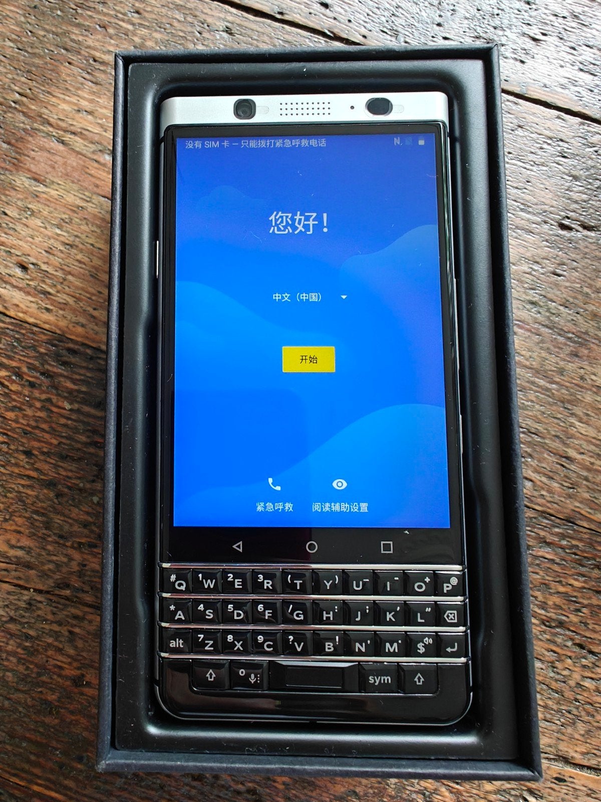 BlackBerry Keyone 64GB- Zo goed als nieuw, Verzenden, Zwart, Touchscreen, Zo goed als nieuw