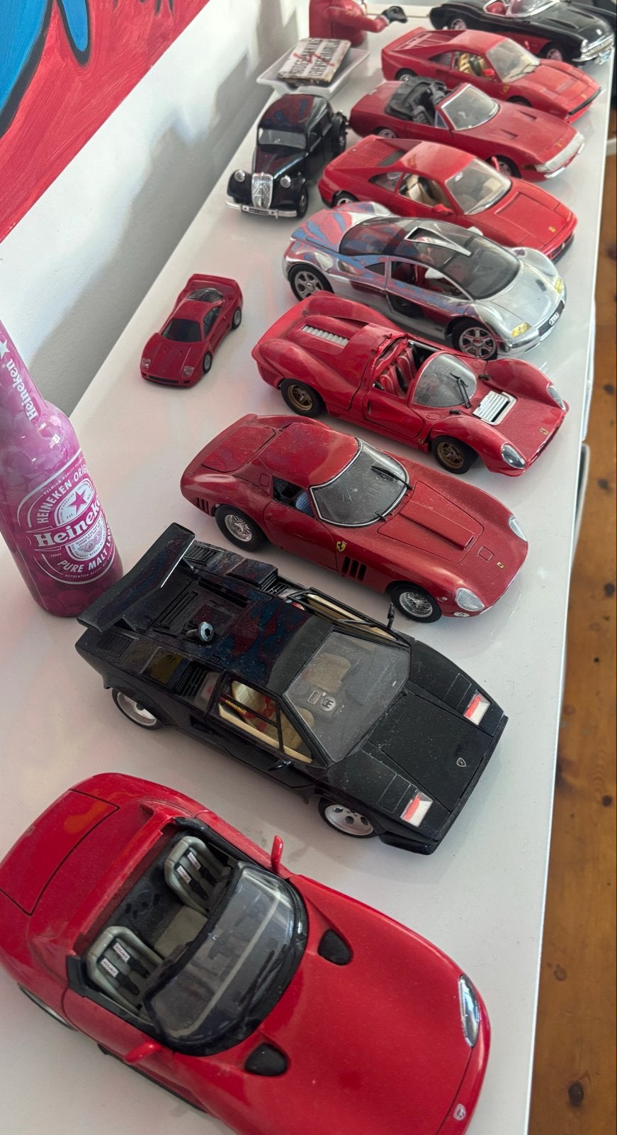 Verzameling modelauto's: Ferrari, Lamborghini, Dodge, Audi, Overige merken, Gebruikt, Auto, 1:32 tot 1:50