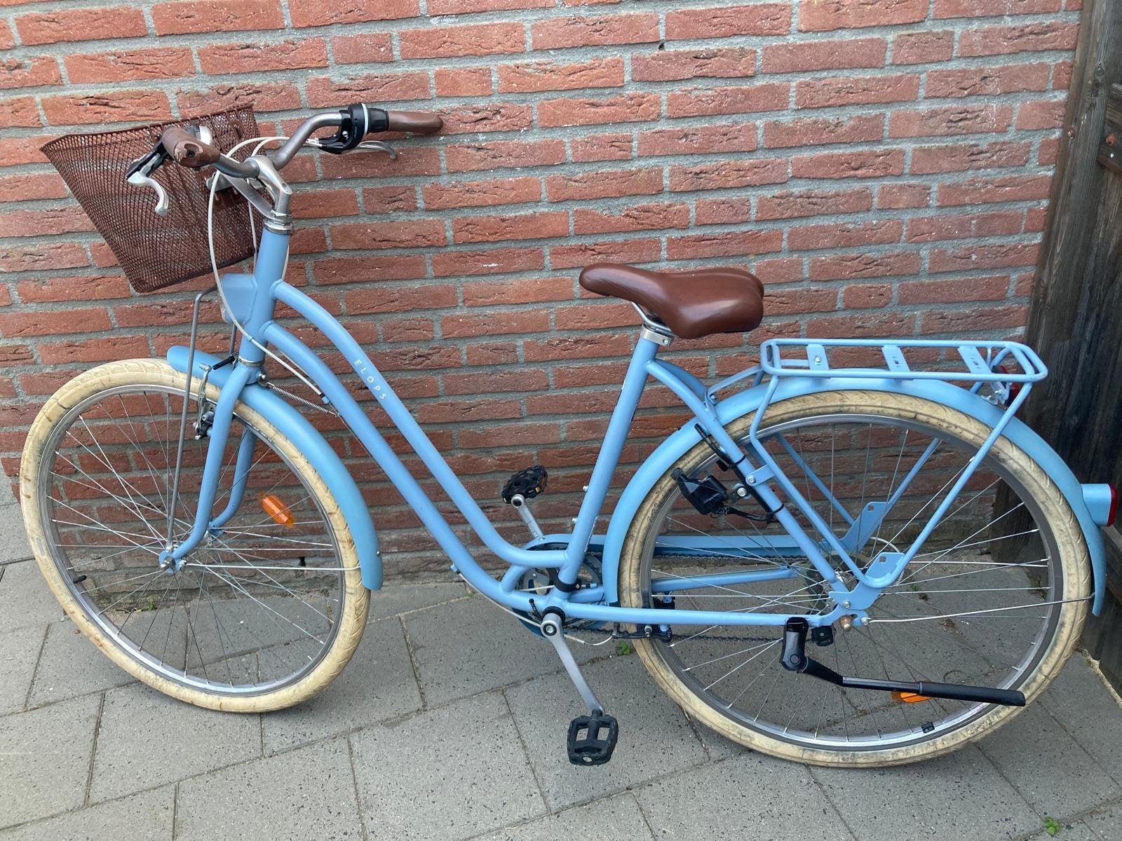 Elops 520 stadfiets maat S-M, Fietsen en Brommers, Ophalen, Zo goed als nieuw, Overige merken, Versnellingen