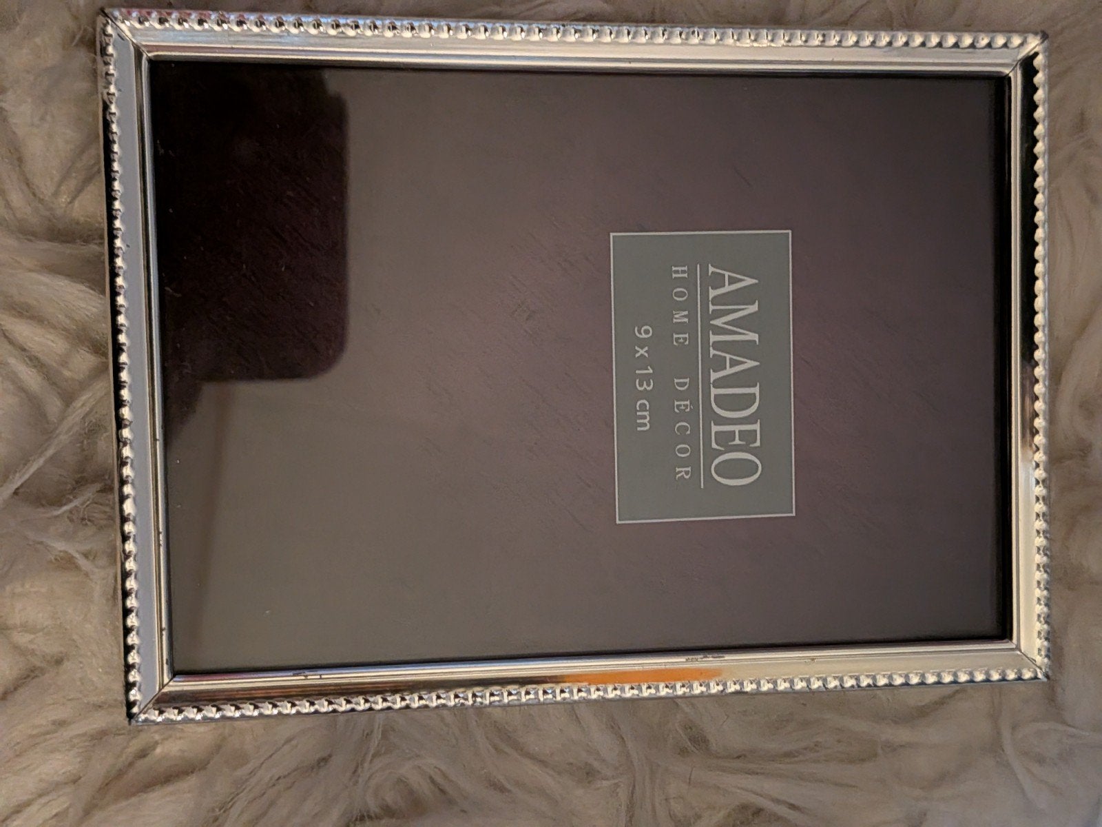 Amadeo Fotolijst Zilverkleurig 9x13 cm, Nieuw, Ophalen of Verzenden, Fotolijst, Metaal