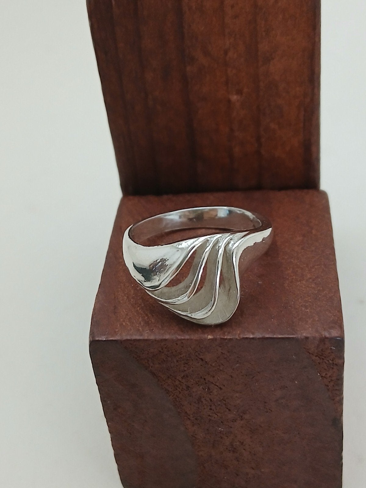 Elegante Zilveren Ring - Uniek Design (Maat 15.8), Ophalen of Verzenden