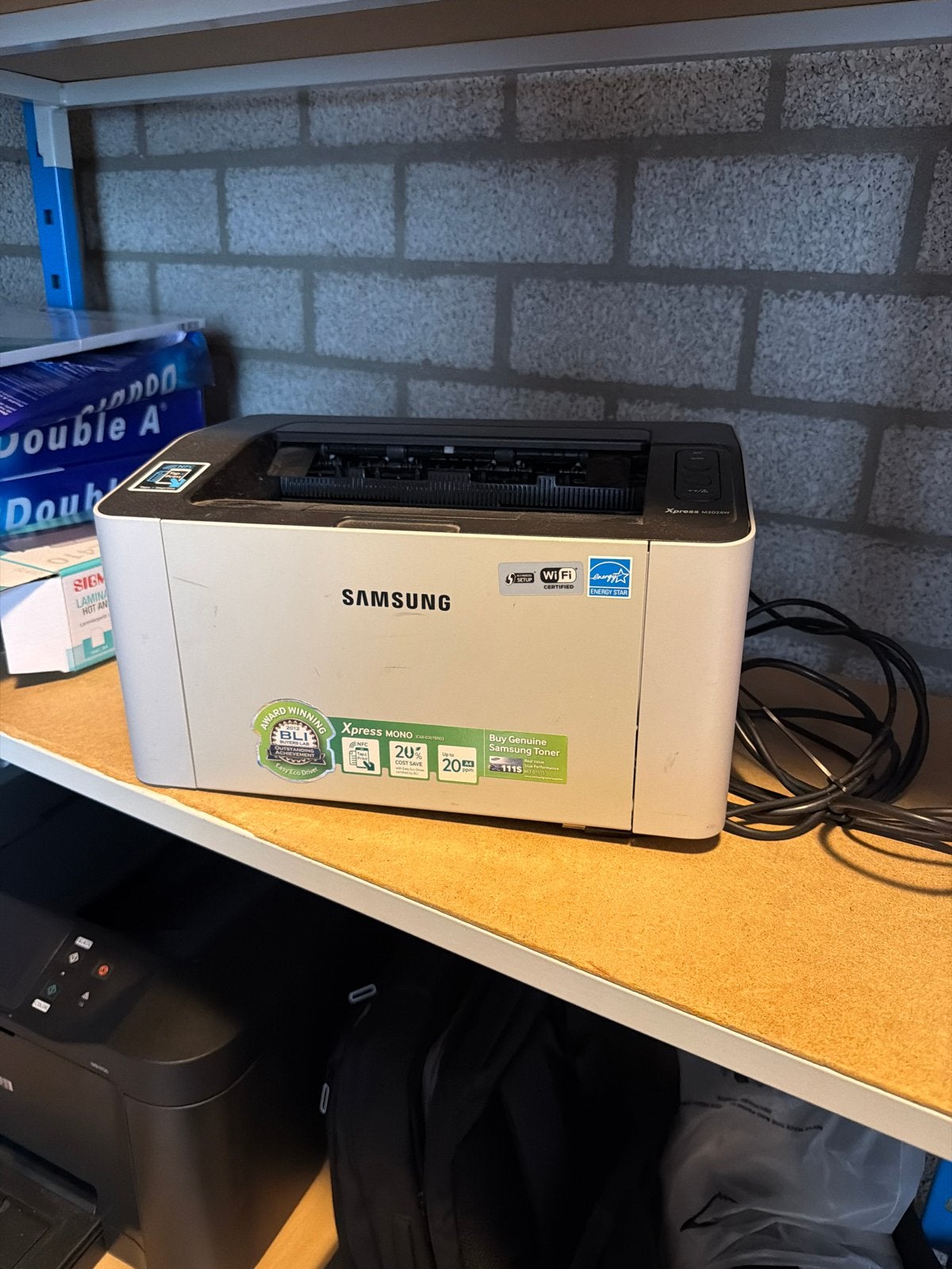 Samsung Xpress Mono Laserprinter M2022W met Wi-Fi, Zwart-en-wit printen, Gebruikt, Printer, Ophalen of Verzenden