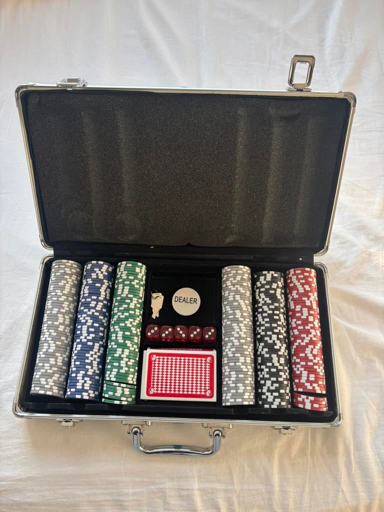 Pokerset, Ophalen of Verzenden, Zo goed als nieuw
