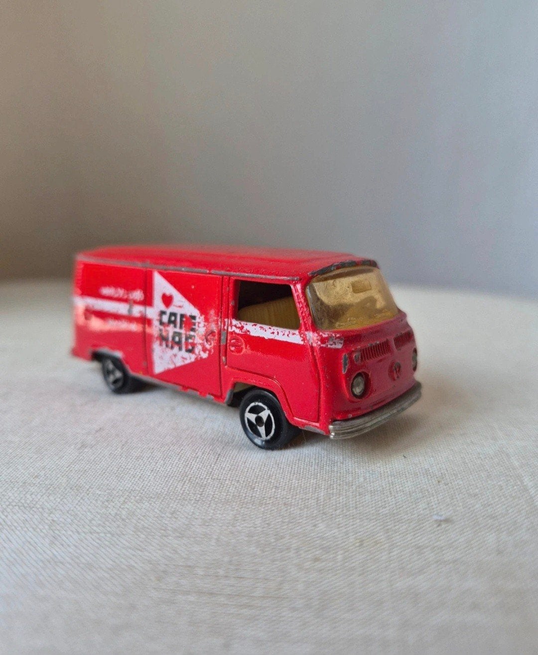 Majorette VW T1 Bus "Cafe HAG" - Vintage, Ophalen of Verzenden, Gebruikt
