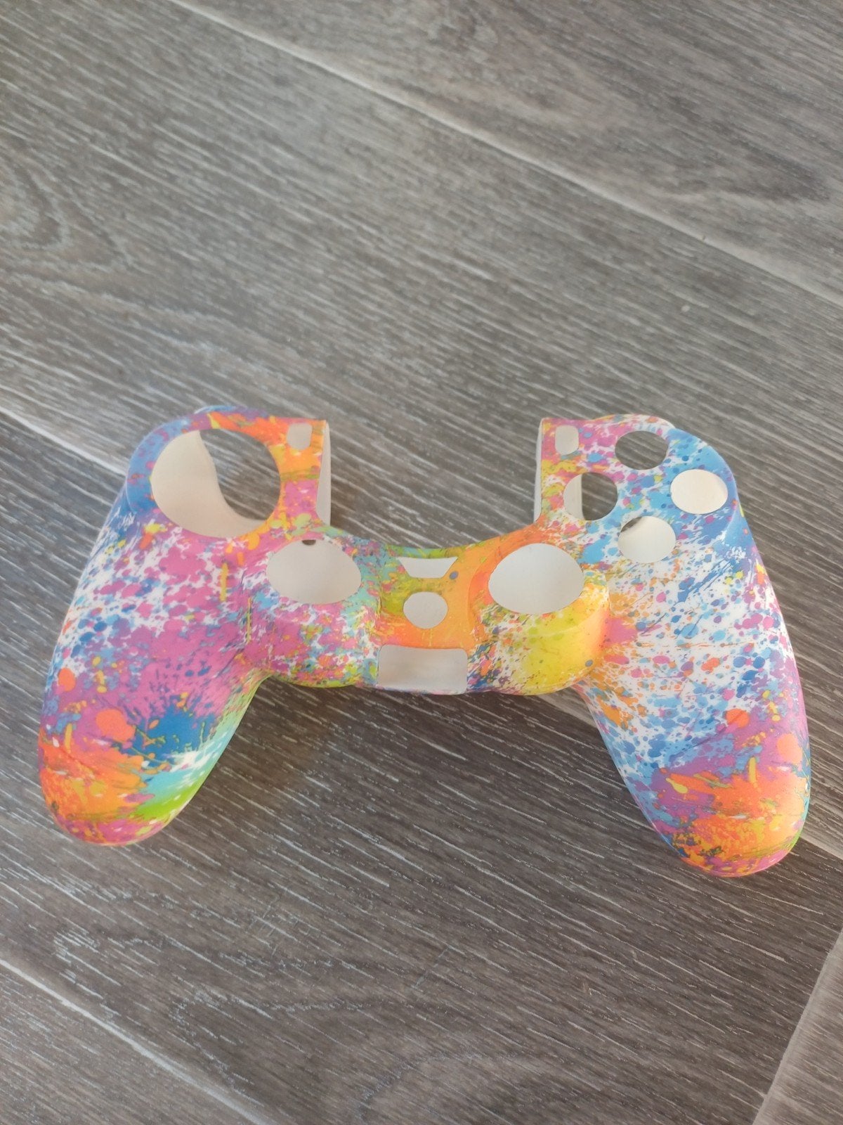 PS4 Controller Hoesje - Spatverf Design, Ophalen, Zo goed als nieuw, Met beschermhoes of tas, Hoesje, Tasje of Behuizing