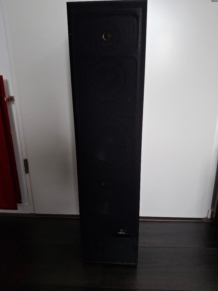 Infinity Reference 81 MK II luidsprekers (zwart), Gebruikt, 120 watt of meer, Front, Rear of Stereo speakers, Ophalen