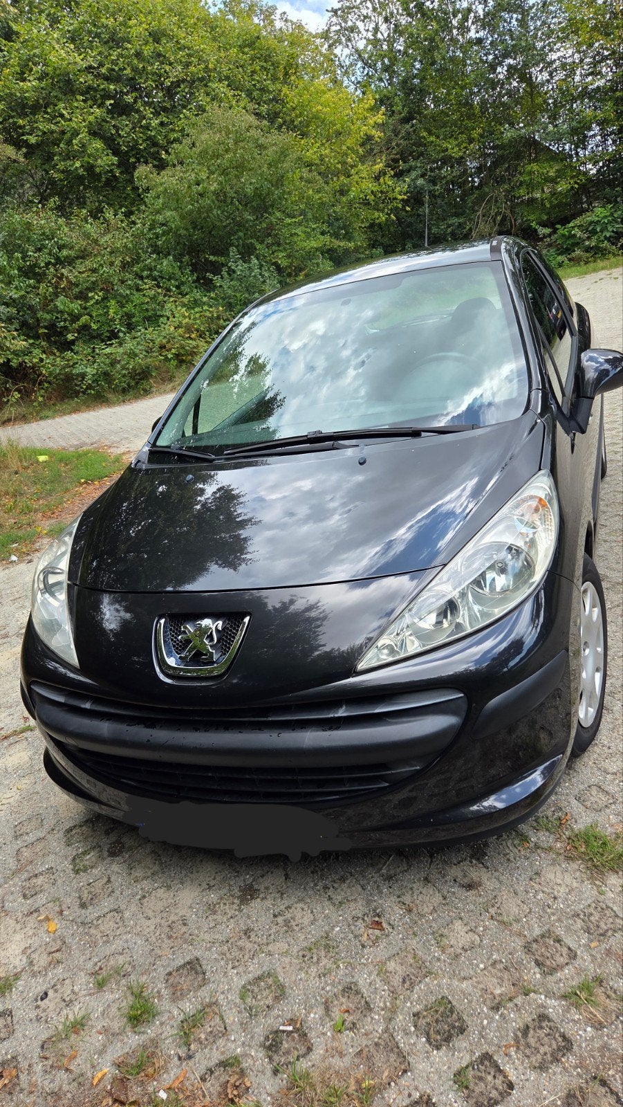 Peugeot 207 1.4 16V 3DRS 2006 Zwart, Auto's, Voorwielaandrijving, Stof, Zwart, 4 cilinders