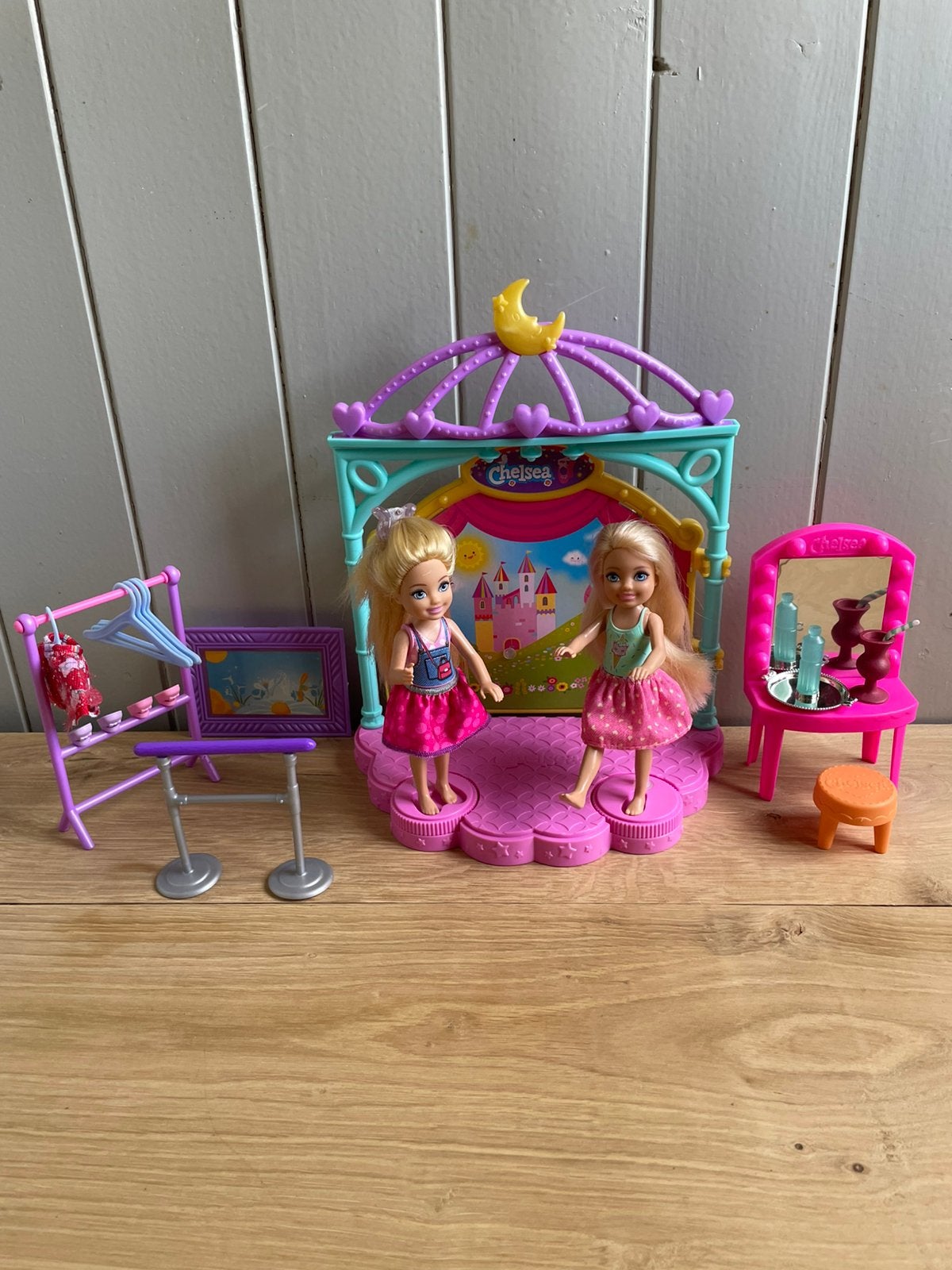 Barbie Club Dans Studio Ballet School + 2 x Chelsea Mattel., Kinderen en Baby's, Ophalen of Verzenden, Gebruikt, Barbie
