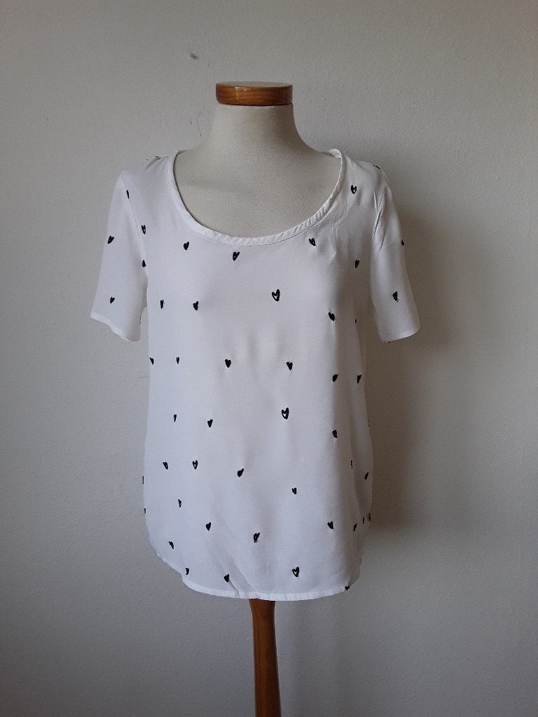 Shirt Fabienne Chapot mt 38 wit, Maat 38/40 (M), Verzenden, Wit, Zo goed als nieuw