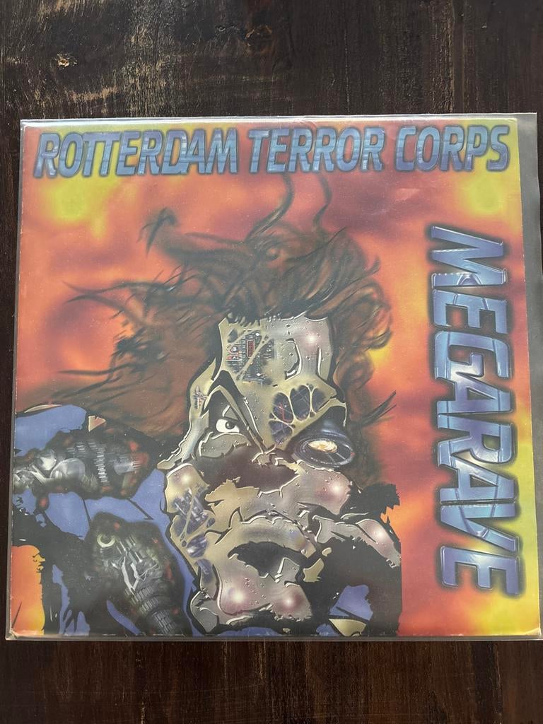 Rotterdam Terror Corps Megarave LP, Cd's en Dvd's, Ophalen of Verzenden, Zo goed als nieuw, 12 inch, Overige genres