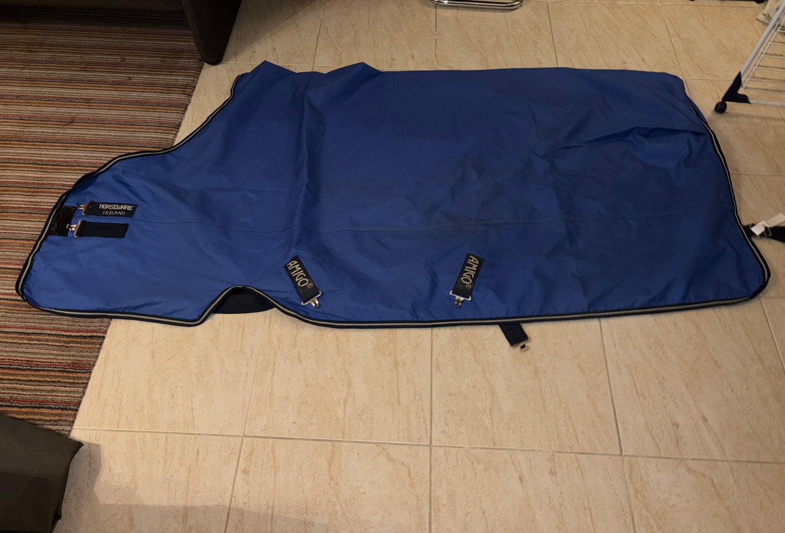 Amigo 50 grams turnout deken maat 7.0, Dieren en Toebehoren, Ophalen of Verzenden, Zo goed als nieuw, 50 g, Amigo