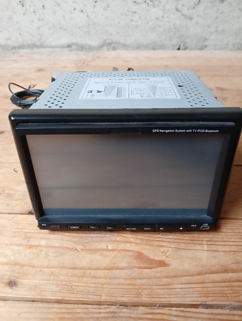 7" Touchscreen 2-DIN Autoradio + Afstandsbediening USB/SD/BT, Ophalen of Verzenden, Zo goed als nieuw