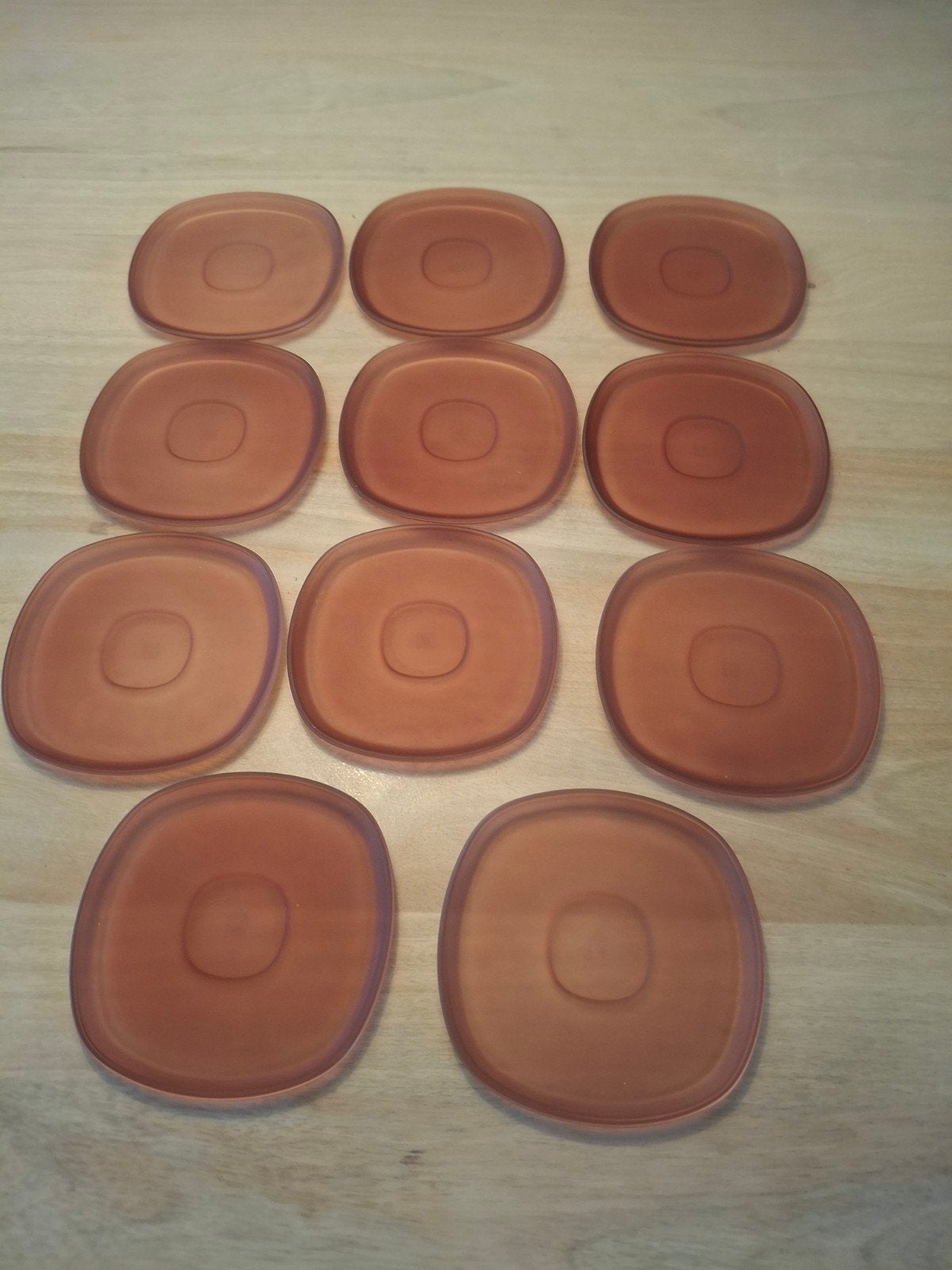 11 Nespresso Lume Lungo schoteltjes Frederica Biasi Made in, Ophalen of Verzenden, Overige stijlen, Kop(pen) en/of Schotel(s)
