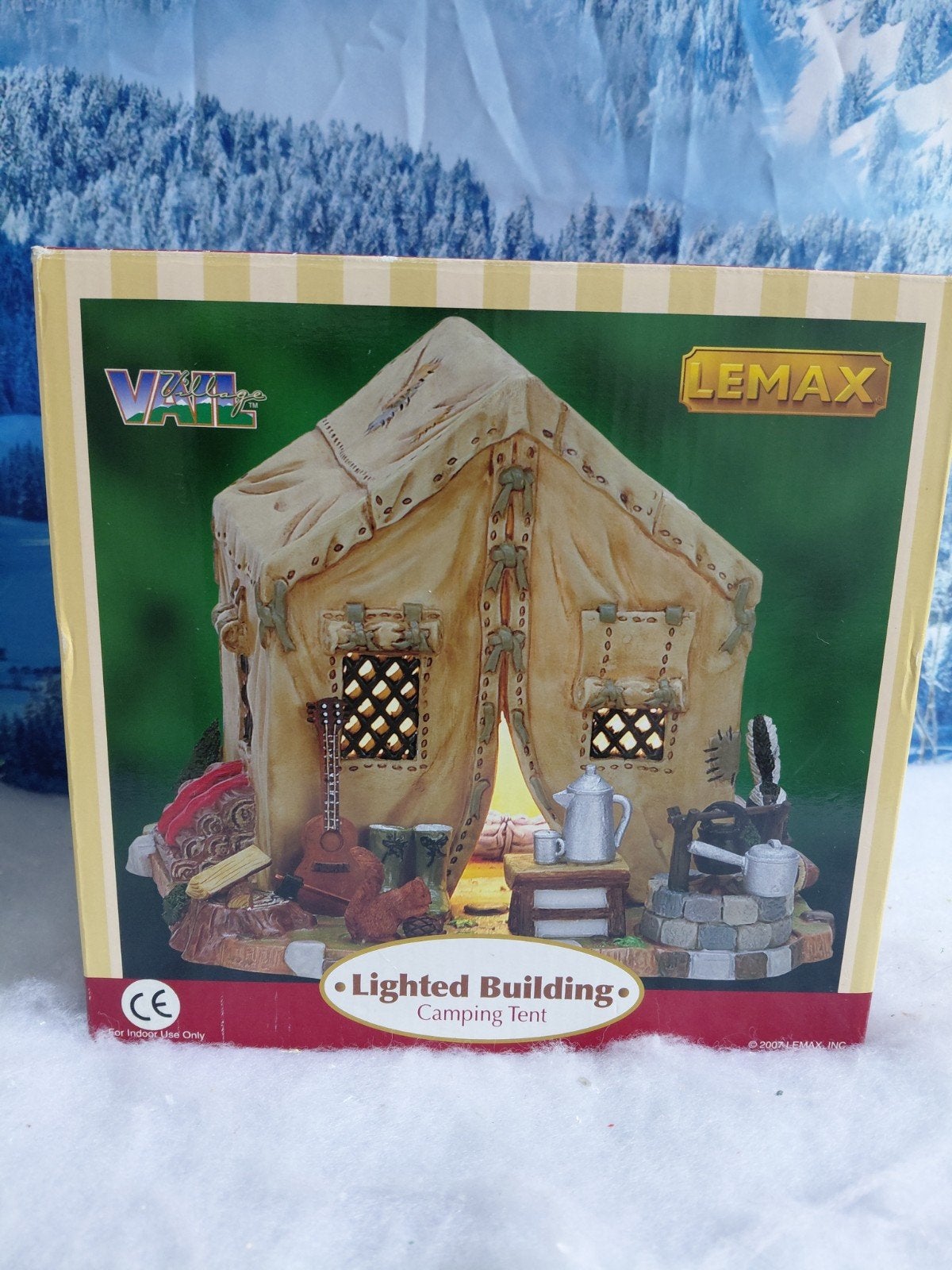 Lemax Camping Tent, Ophalen of Verzenden, Zo goed als nieuw