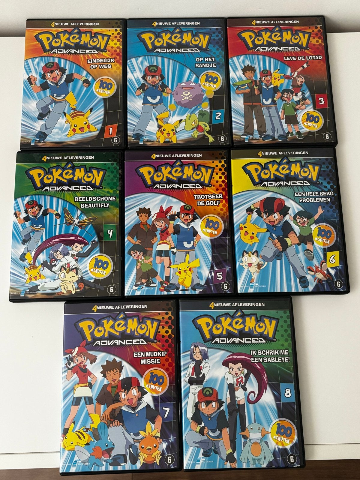 Pokémon Advanced DVD Box - Complete Collectie (8 DVD's), Ophalen, Animatie, Alle leeftijden, Tv-serie