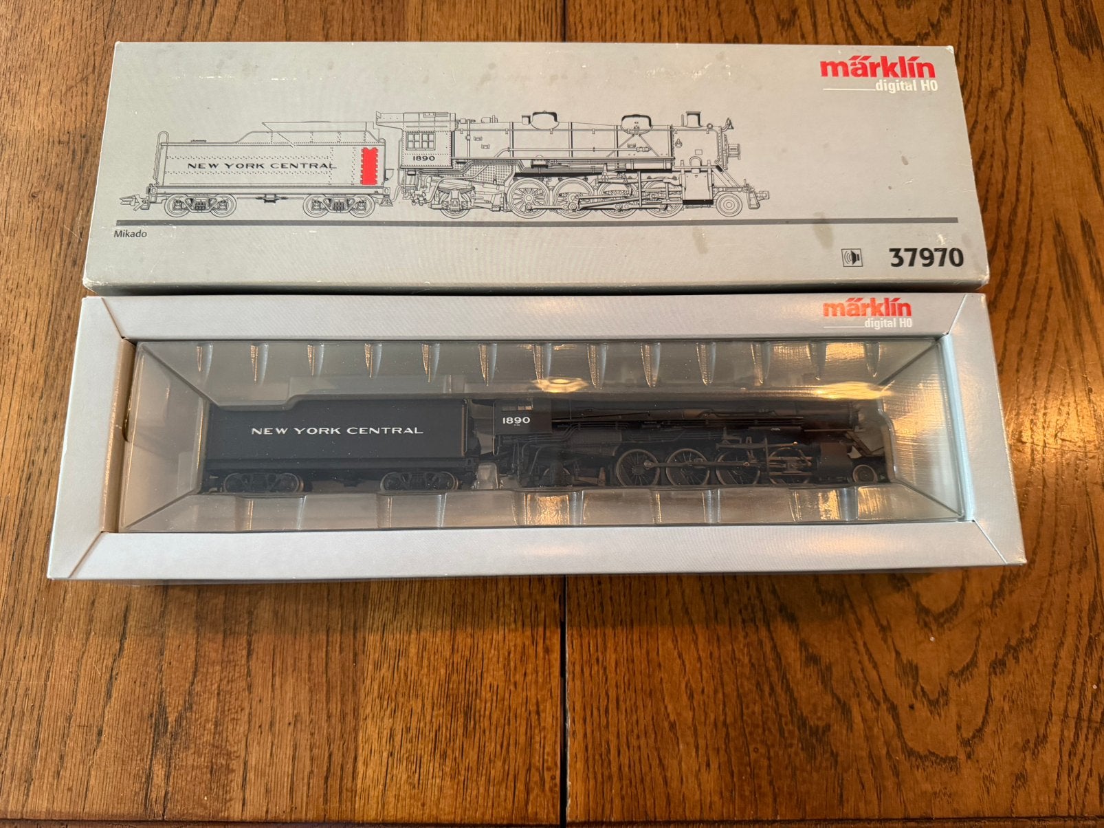 Märklin 37970 H0 Stoomlocomotief met tender New York Central, Hobby en Vrije tijd, Ophalen, Wisselstroom, Locomotief, Nieuw