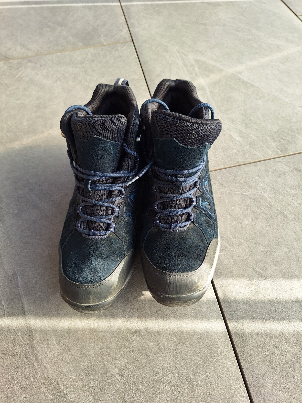 wandelschoenen heren, hoog model maat 44, Blauw, Ophalen of Verzenden, Zo goed als nieuw, Humane nature
