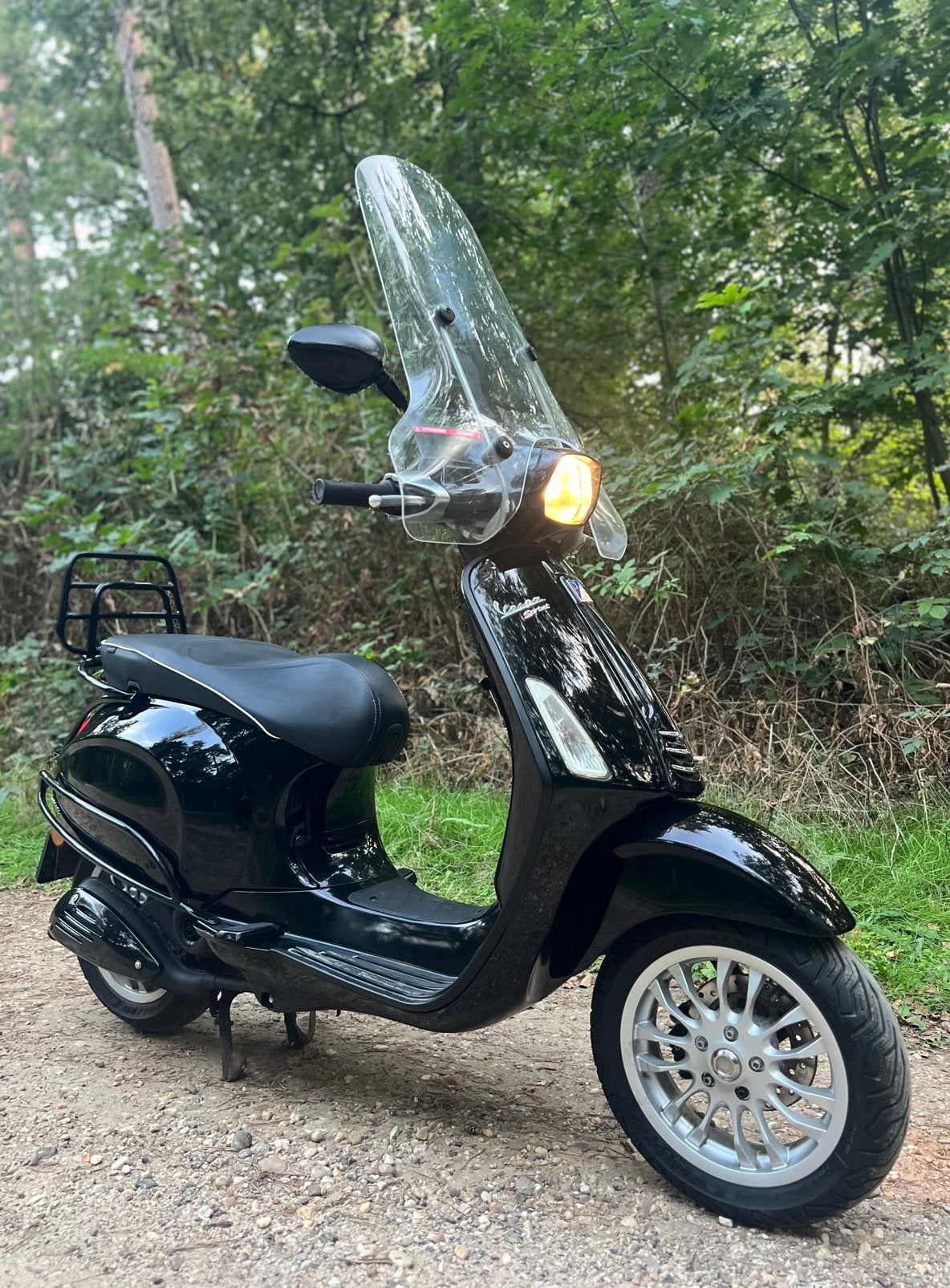 Vespa Sprint 2017 | 50cc | 4T 2V | Black on Black, Ophalen, Gebruikt, Benzine, 50 cc