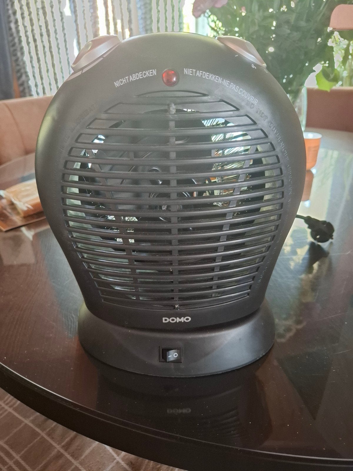 Domo ventilatorkachel - Compact en efficiënt, Ophalen, Zo goed als nieuw, Tafelventilator