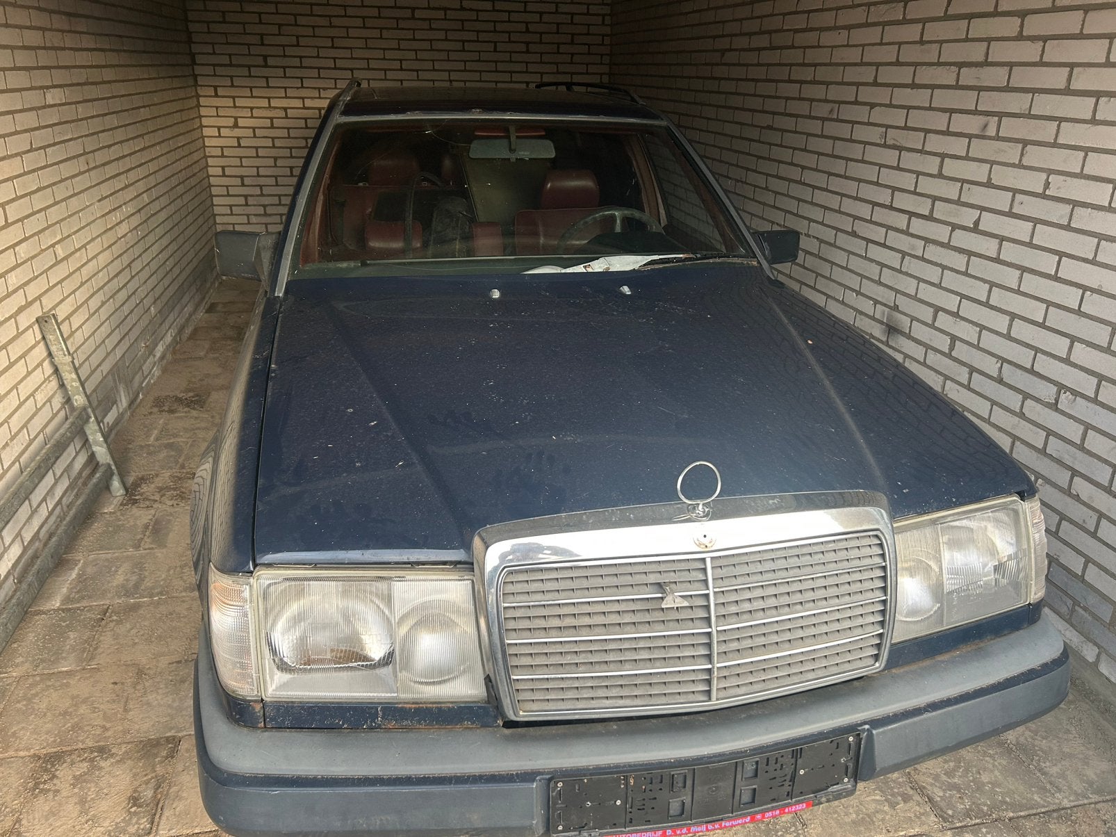 Mercedes te W124 station 1986, Ophalen, Nieuw, Achter, Motorkap