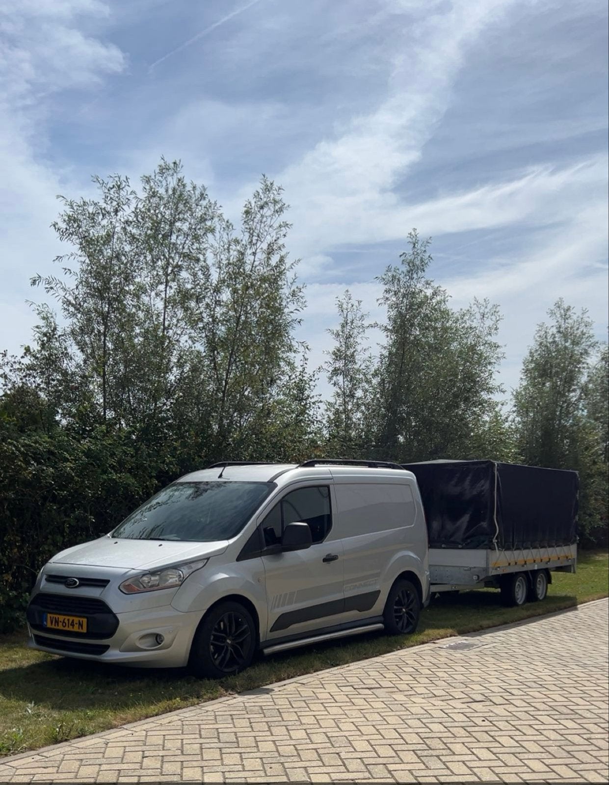 Ford Transit Connect 1.6 Tdci 55KW 2015, Euro 5, Stof, 74 pk, Zwart