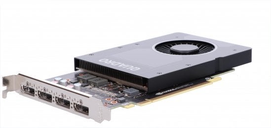 L65626-001 HP Nvidia Quadro P2200 5Gb PCIe 4xDP, Niet ingevuld, PCI-Express 3, Gebruikt, DisplayPort