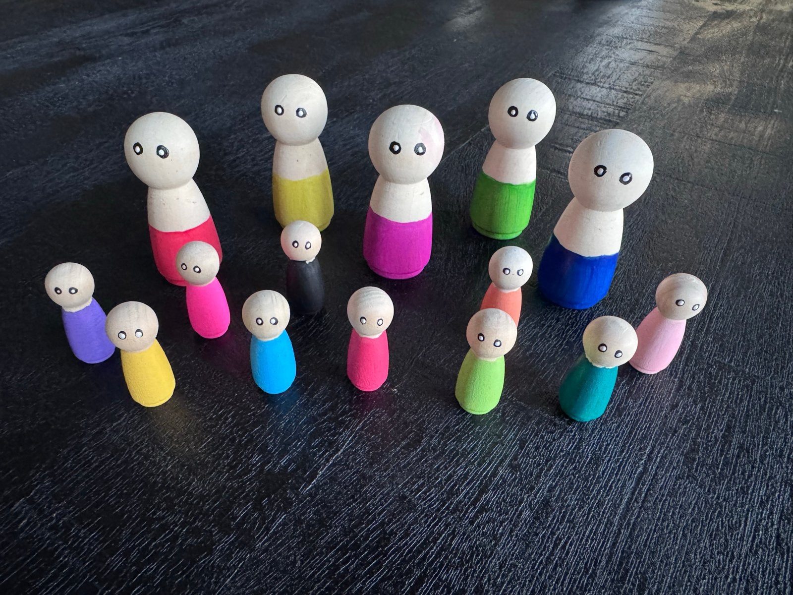 Handgeschilderde Schematherapie Poppetjes - Modi's & Emoties, Nieuw, Meerkleurig, Knutselwerk, Overige merken