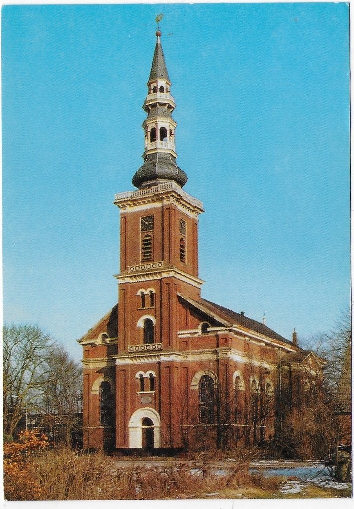 Farmsum Ned Herv Kerk Ongelopen Ansichtkaart ( B8230), Ophalen of Verzenden, 1980 tot heden, Gelopen