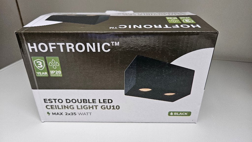 3x Hoftronic Esto Ceiling light spots Nieuw, Huis en Inrichting, GU10, Overige merken, Nieuw, Ophalen of Verzenden