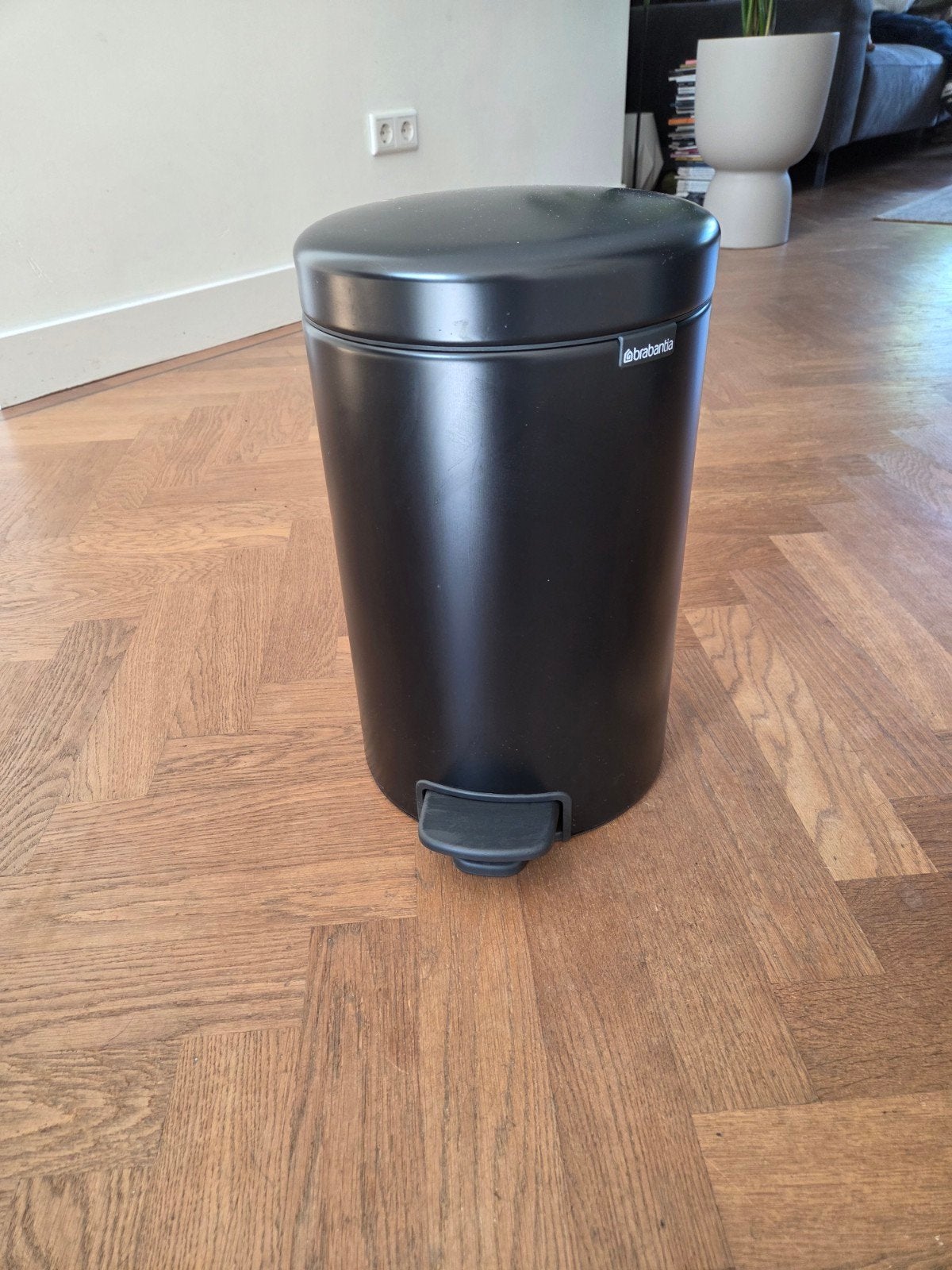 Brabantia prullenbak 12 liter, 10 tot 20 liter, Ophalen, Zo goed als nieuw