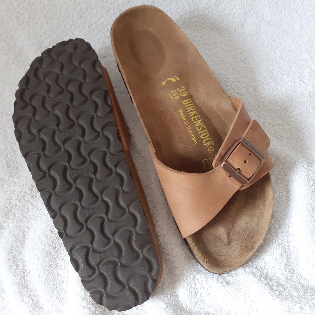 birkenstock 39, Slippers, Bruin, Ophalen of Verzenden, Zo goed als nieuw