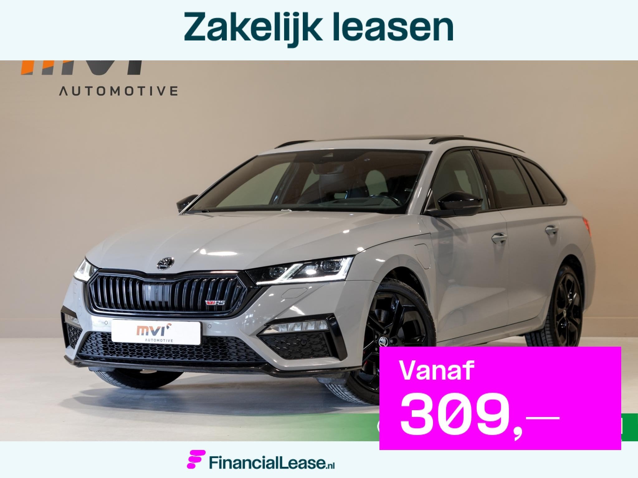 Skoda Octavia Combi 1.4 TSI RS iV PHEV Business SOH 96% / 24, Dealer onderhouden, 77 km/l, Gebruikt, 4 cilinders