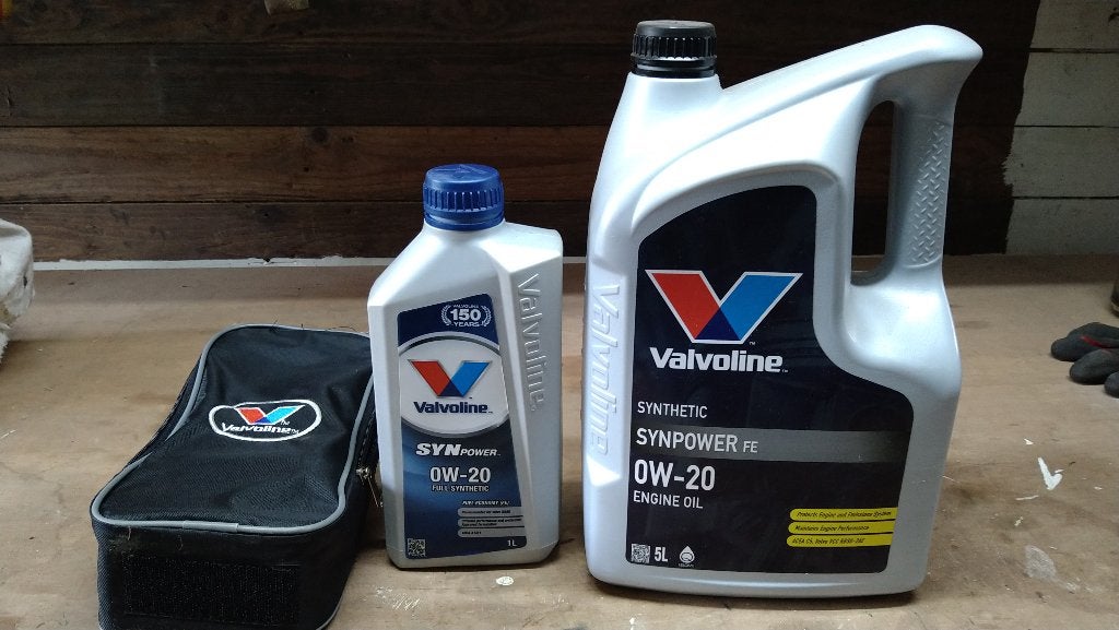 Valvoline Synpower 0W-20 olie 5 liter, Ophalen