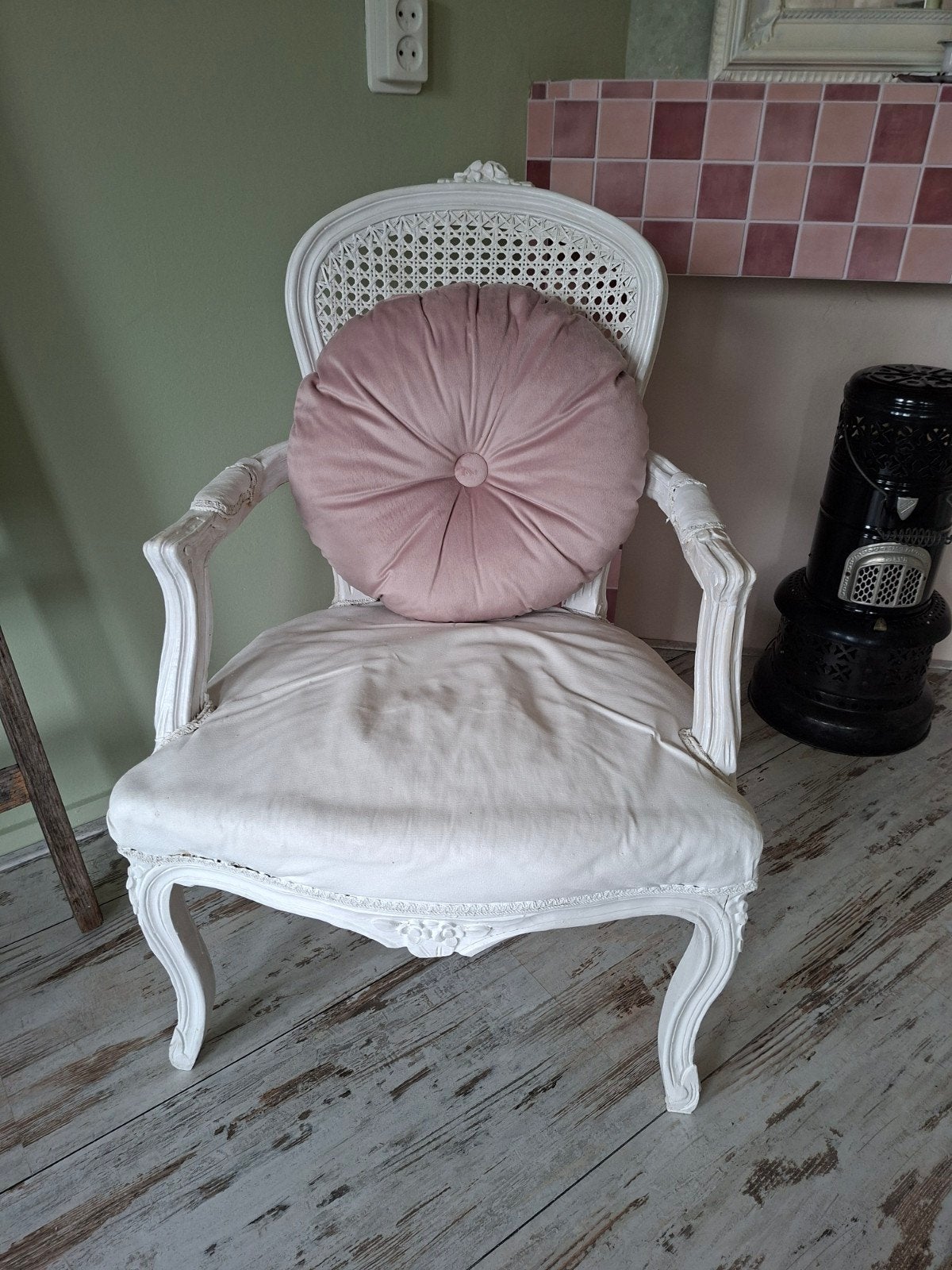 Brocante stoel in goede staat., Ophalen