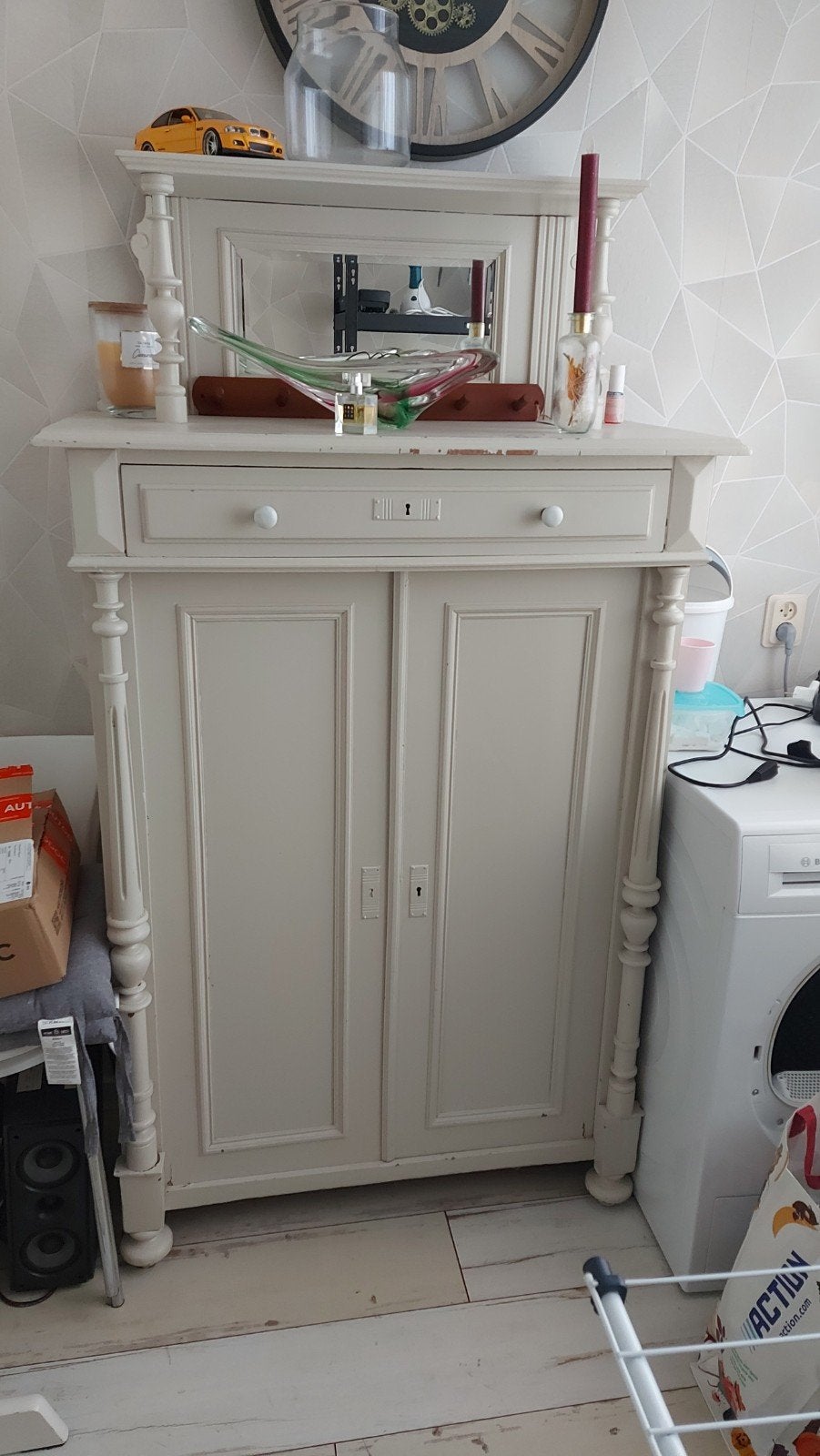 Mooie kast, Ophalen, Gebruikt