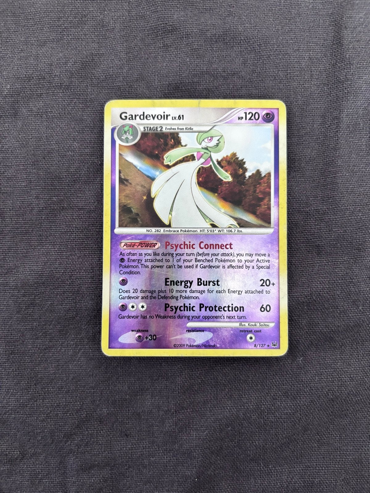 Gardevoir Lv.61 Pokémon kaart, Ophalen of Verzenden, Gebruikt, Losse kaart