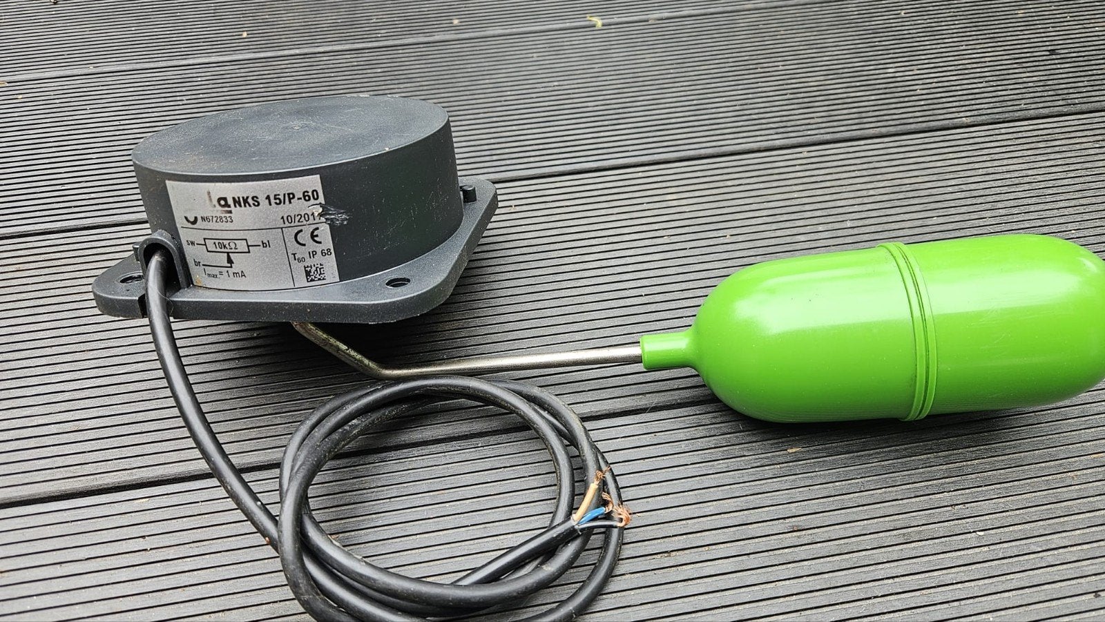 KSB Vlotterschakelaar NKS 15/P-60 - Waterniveauregeling, Ophalen of Verzenden, Gebruikt, Overige typen